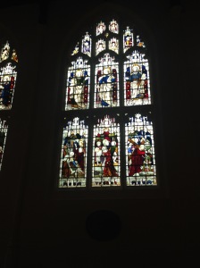 Susanna window Bury Abbey