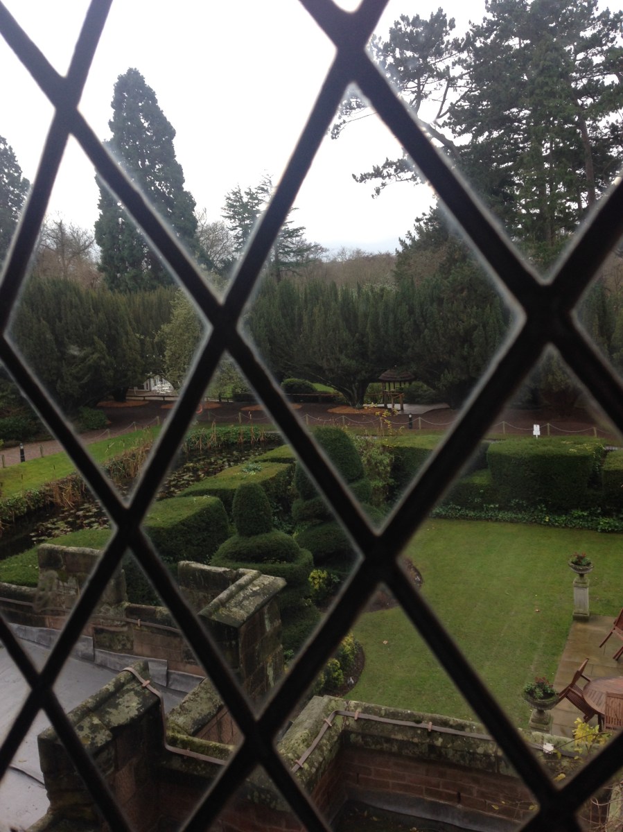 Window view of courtyard